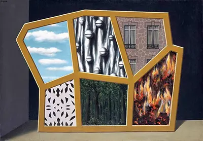 Die leere Maske Rene Magritte
